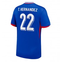 Francúzsko Theo Hernandez #22 Domáci futbalový dres ME 2024 Krátky Rukáv